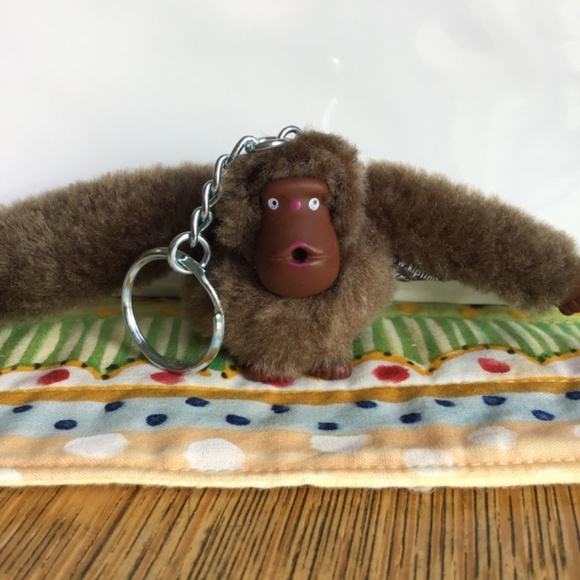 Kipling Gorilla Key Chain Ring Kristof NWOT Handbag Purse Charm - Picture 10 of 10